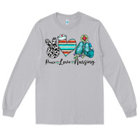 Moon Dust peace love nursing Long Sleeve Tee - CowhideDigitalArt