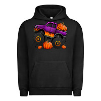 Pigment Black halloween jack o lantern monster truck Urban Hoodie - Jasminsmagicworld
