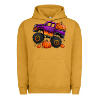 Pigment Peanut Butter halloween jack o lantern monster truck Urban Hoodie - Jasminsmagicworld