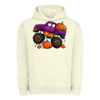 Pigment Pistachio halloween jack o lantern monster truck Urban Hoodie - Jasminsmagicworld