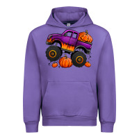 Tulip halloween jack o lantern monster truck Urban Hoodie - Jasminsmagicworld