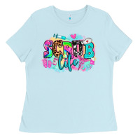 Baby Blue scrub life Ladies Tee - AdoDesignShop