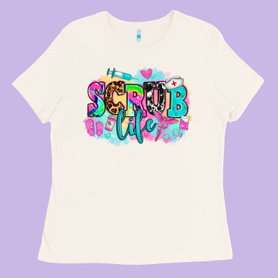 Scrub Life Ladies Tee Designed By Adodesignshop