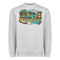 Heather Grey faith over fear Heavyweight Sweatshirt - texasbilliewilder