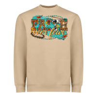 Mushroom faith over fear Heavyweight Sweatshirt - texasbilliewilder
