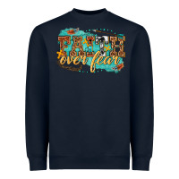 Navy faith over fear Heavyweight Sweatshirt - texasbilliewilder