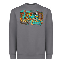 Storm faith over fear Heavyweight Sweatshirt - texasbilliewilder