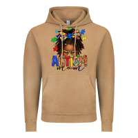 Vintage Camel autism mom afro locs messy bun Vintage Hoodie - texasbilliewilder