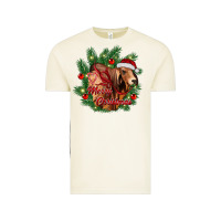 Vintage Arctic merry Christmas brahman bull Vintage Tee - RanaPortraitStore