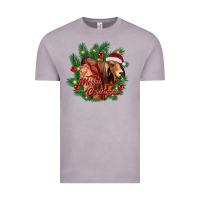 Vintage Zinc merry Christmas brahman bull Vintage Tee - RanaPortraitStore