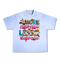 Grape Ice more espresso less depresso Urban Heavy Tee - Zillion Design Studio