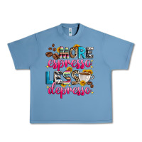 Pebble Blue more espresso less depresso Urban Heavy Tee - Zillion Design Studio