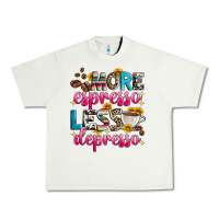 Pistachio more espresso less depresso Urban Heavy Tee - Zillion Design Studio