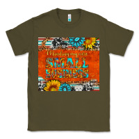 Army Green minding my own small business Classic Tee - HRA Design Shop
