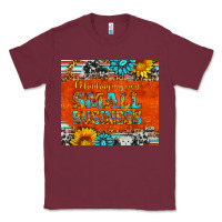 Burgundy minding my own small business Classic Tee - HRA Design Shop