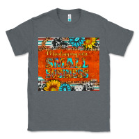 Charcoal Heather minding my own small business Classic Tee - HRA Design Shop