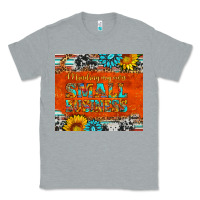 Heather Grey minding my own small business Classic Tee - HRA Design Shop