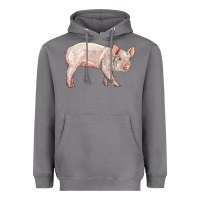Storm american yorkshire pig  baby Heavyweight Hoodie - LillyAllenDesigns