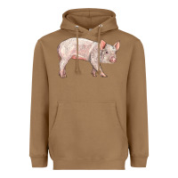 Toasted Coconut american yorkshire pig  baby Heavyweight Hoodie - LillyAllenDesigns