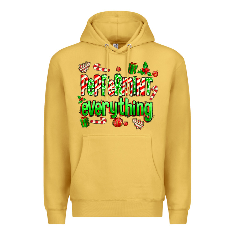 Peppermint Everything Premium Hoodie by MaliasSmallBusiness | Teevron