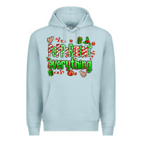 Blue Mist Peppermint Everything Premium Hoodie - MaliasSmallBusiness