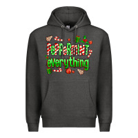 Charcoal Heather Peppermint Everything Premium Hoodie - MaliasSmallBusiness