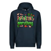 Navy Peppermint Everything Premium Hoodie - MaliasSmallBusiness