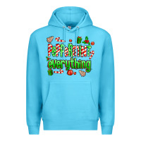 Ocean Blue Peppermint Everything Premium Hoodie - MaliasSmallBusiness