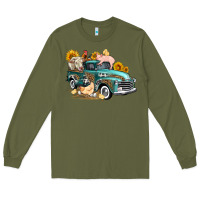 Western Farm Truck Coop Animals Farm Animals Long Sleeve Tee | Teevron