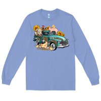 Colony Blue western farm truck coop animals farm animals Long Sleeve Tee - FaDigitalArtStudio