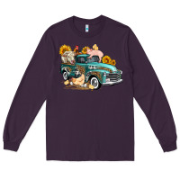 Plum western farm truck coop animals farm animals Long Sleeve Tee - FaDigitalArtStudio