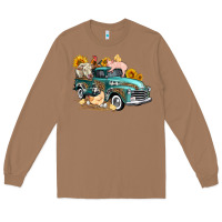 Toasted Coconut western farm truck coop animals farm animals Long Sleeve Tee - FaDigitalArtStudio