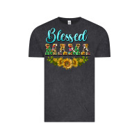 Vintage Black blessed mama Vintage Tee - BarkalooDesign