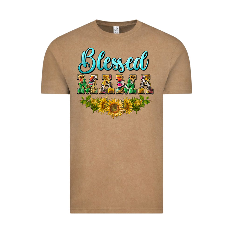Blessed Mama Vintage Tee by BarkalooDesign | Teevron