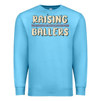 Ocean Blue raising ballers Premium Sweatshirt - MaliasSmallBusiness