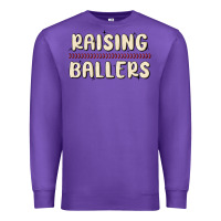 Purple raising ballers Premium Sweatshirt - MaliasSmallBusiness