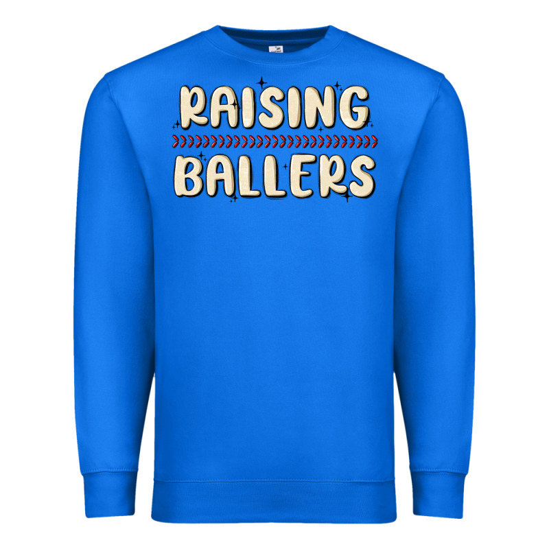 Raising Ballers Premium Sweatshirt by MaliasSmallBusiness | Teevron