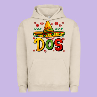 Dos My Second Mexican Birthday Urban Hoodie Designed By Jasminsmagicworld