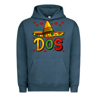 Pigment Midnight Navy dos my second mexican birthday Urban Hoodie - Jasminsmagicworld