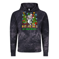 Cloud Black i want a hippopotamus for christmas Vintage Hoodie - Zillion Design Studio
