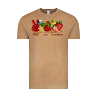 Vintage Camel peace love strawberry with summer Vintage Tee - texasbilliewilder