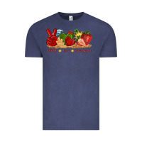 Vintage Denim peace love strawberry with summer Vintage Tee - texasbilliewilder