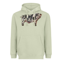 Matcha Spotted Pig Heavyweight Hoodie - LillyAllenDesigns