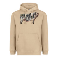 Mushroom Spotted Pig Heavyweight Hoodie - LillyAllenDesigns