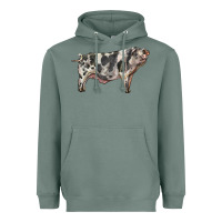 Sage Spotted Pig Heavyweight Hoodie - LillyAllenDesigns