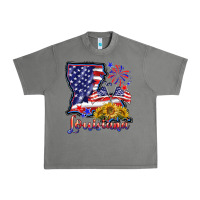 Tornado 4th of july  louisiana map Urban Heavy Tee - BarkalooDesign