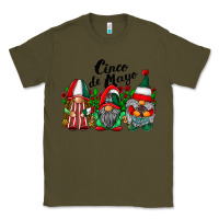Army Green cinco de mayo mexican flag gnomes Classic Tee - RacoonDesign