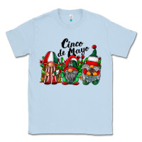 Dusty Blue cinco de mayo mexican flag gnomes Classic Tee - RacoonDesign