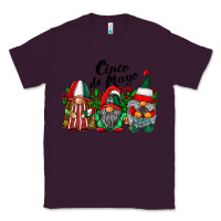 Plum cinco de mayo mexican flag gnomes Classic Tee - RacoonDesign