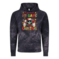 Cloud Black i paused my game for christmas Vintage Hoodie - Zillion Design Studio